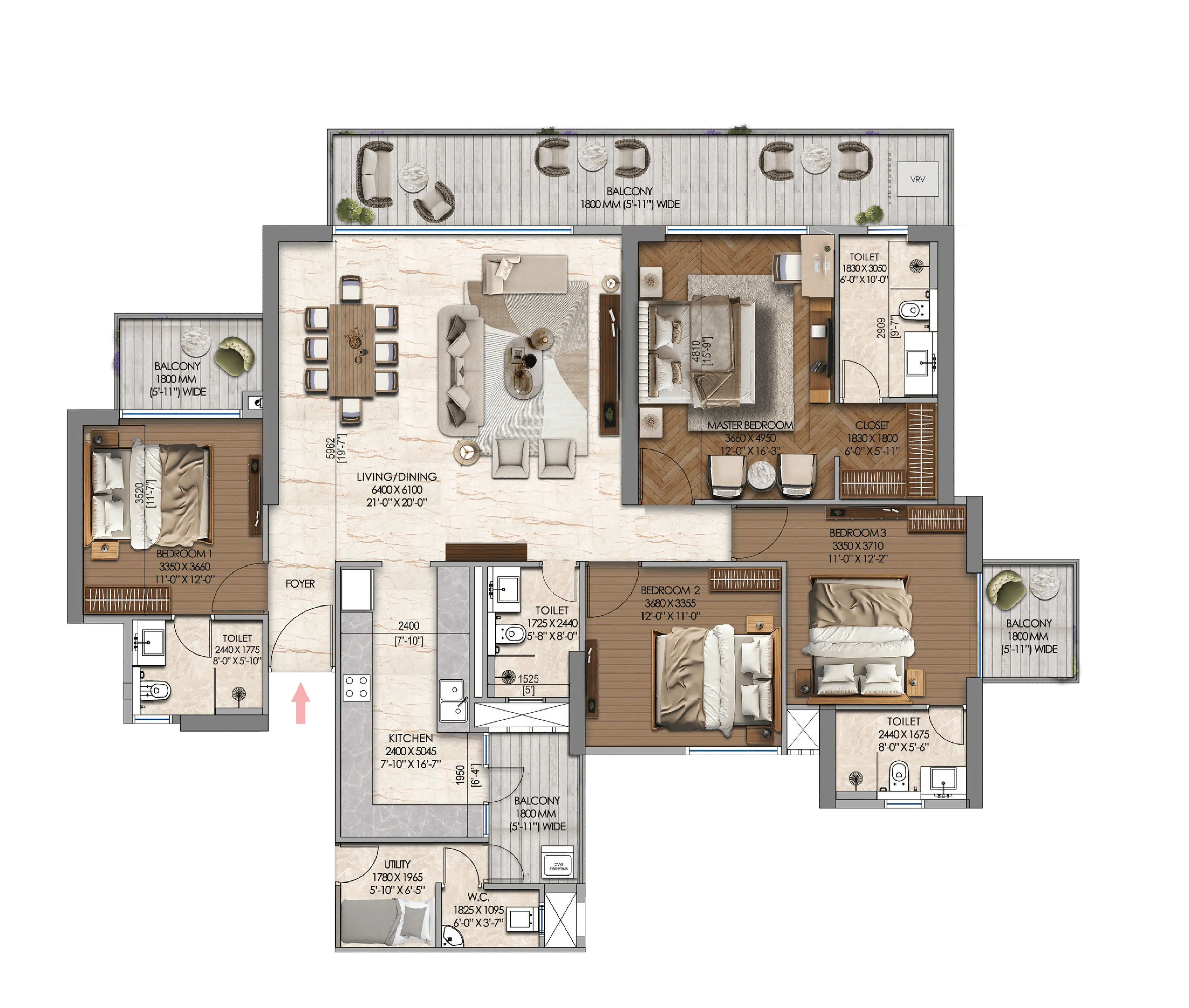 3 BHK